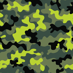 
Stylish camouflage vector fashionable pattern, repeat background