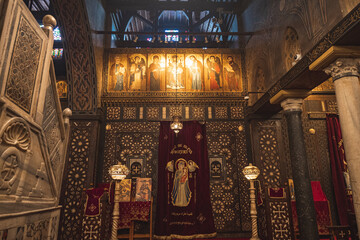 St Virgin Mary Church, Coptic district, Hanging church, Cairo