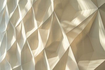 Obraz premium Embossed geometric design, subtle 3D effect, light and shadow play