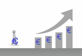Inversión, ganancias, subida, euro
