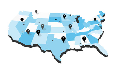 United States Geo Map - 773391665