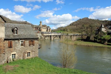 Estaing and the River Lot.