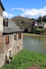 Estaing and the River Lot.