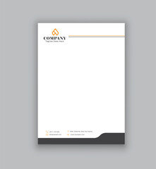 corporate modern letterhead design template. creative modern letter head design template for your business. letterhead, letter head, simple minimal letterhead design.
