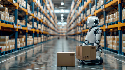 Autonomous Robot Efficiently Sorting Packages in a Modern Warehouse