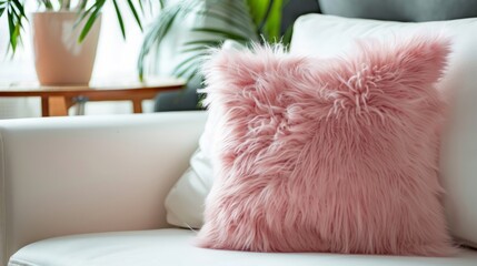 pink pillow.