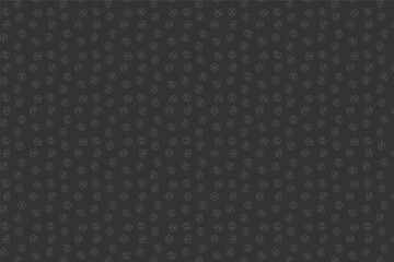 Seamless abstract pattern. Dollar. Fantasy ornament. Gray dollar on black background Flyer design, advertising background, fabric, clothing.