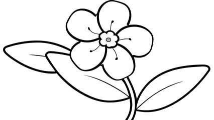 Captivating Forget-Me-Not Flower Vector Illustrations Elevate Your Designs with Stunning Floral Elements