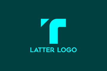 Creative , luxury, monogram, T R Latter  logo design	