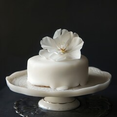 Fototapeta na wymiar white cake.