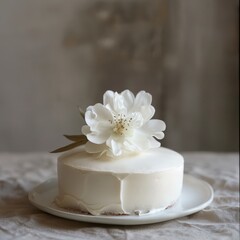 white cake.