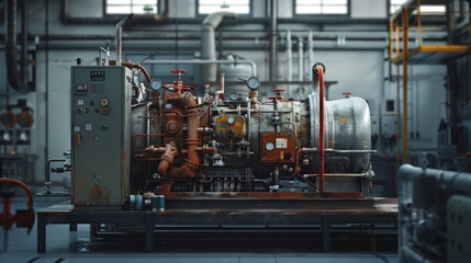 A powerful air compressor that delivers high-volume, high-pressure air for various industrial applications