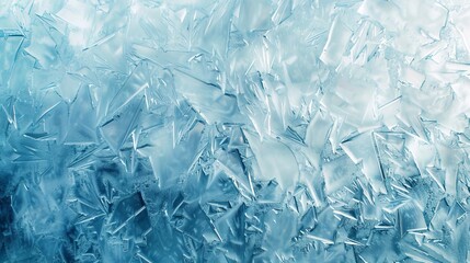 Frosty ice texture background with jagged edges and cool blue tones, abstract winter backdrop, high-resolution photo - obrazy, fototapety, plakaty