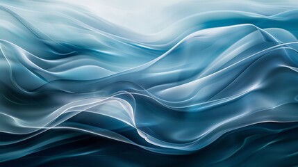 An abstract digital wave pattern in shades of blue