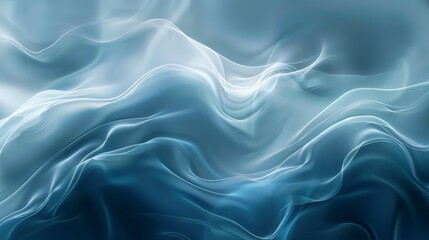 Obraz premium An abstract digital wave pattern in shades of blue