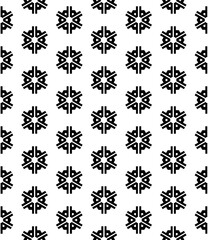 Black and white seamless abstract pattern. Background and backdrop. Grayscale ornamental design.