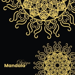 Mandala design template.