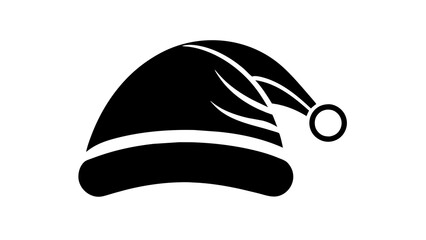Christmas Cap Icon Festive Santa Hat Design Vector for Holiday Cheer