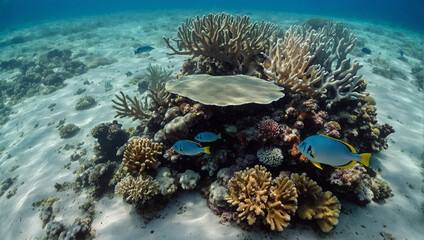 Fototapeta na wymiar Premium photos, life on the seabed, fish and coral reefs 7