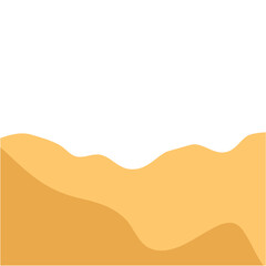 Desert dunes illustration