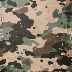 Camouflage background fabric texture, army pattern