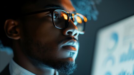 Engaging amidst diverse network data, this businessperson works for swift processing, utilizing information to efficiently steer and enhance business operations.