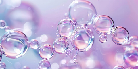 Pink gel texture. Cosmetic clear liquid cream smudge. Transparent skin care product sample closeup.