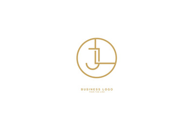 JL, LJ, J, L, Abstract Letters Logo Monogram