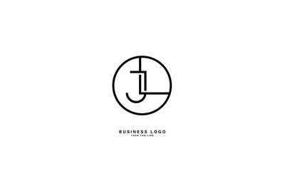 JL, LJ, J, L, Abstract Letters Logo Monogram