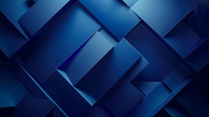 Dark blue abstract background geometry shine and layer element for presentation design