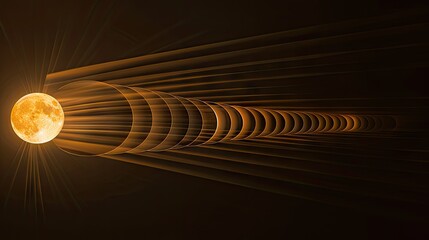 Witness the awe-inspiring beauty of a solar eclipse as the moon gracefully moves in front of the sun, casting a captivating celestial display.