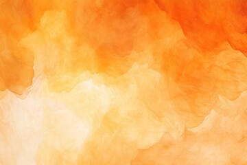 Orange watercolor abstract background - obrazy, fototapety, plakaty