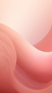 Rose Gold gradient wave pattern background with noise texture and soft surface gritty halftone art 