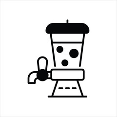 Beer Tap icon editable stock vector icon