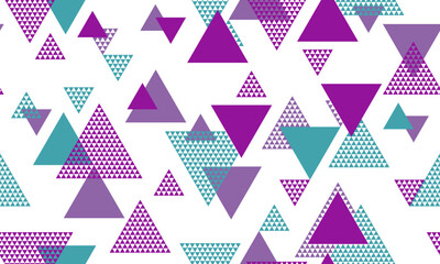 Triangle shapes seamless pattern vector design. - 773440827