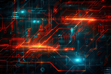 Fototapeta premium Abstract Futuristic Background, Backdrop, Generative AI