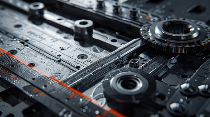 An accurate bevel gauge for measuring and transferring angles with precision