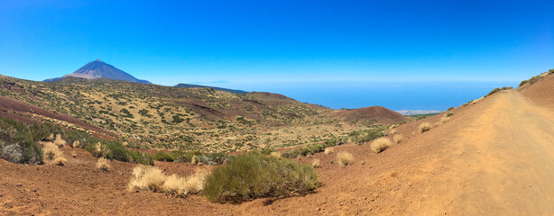 Mount Teide in sunny day, Tenerife, Canary, Spain