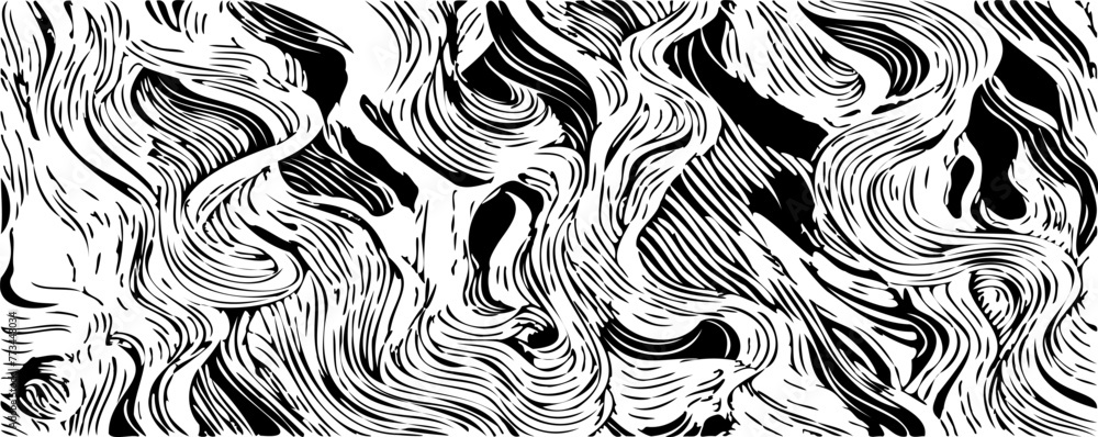 Poster monochrome texture composed of irregular graphic elements. distressed uneven grunge background. abst
