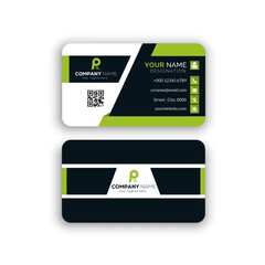 Corporate creative and modern Stylish Professional Business card template design (Double Sided)