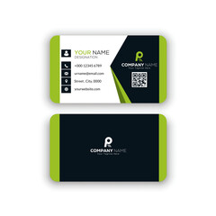 Corporate creative and modern Stylish Professional Business card template design (Double Sided)