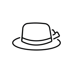 Hat  icon editable stock vector icon