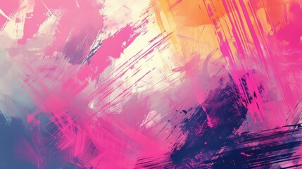 A 2D illustration that resembles a modern art drawing or painting, serving as a digital texture wallpaper with abstract and creative patterns - obrazy, fototapety, plakaty