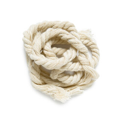 Rope isolated on white background