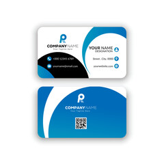 Corporate creative and modern Stylish Professional Business card template design (Double Sided)