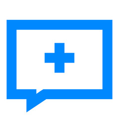 Obraz premium Zhongtian knowledge blue outline icon pack