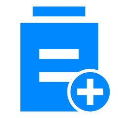 Fototapeta premium Zhongtian knowledge blue outline icon pack