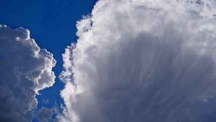 clouds storm cumulus nimbus development vertical summer weather torrential rain front