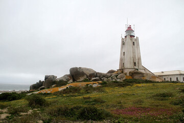 Paternoster, Cape Columbine lighthouse in a small  coastal town on the West Coast near Saldanha...