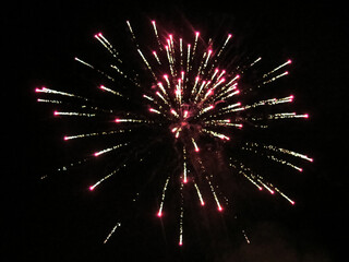 Red Fireworks